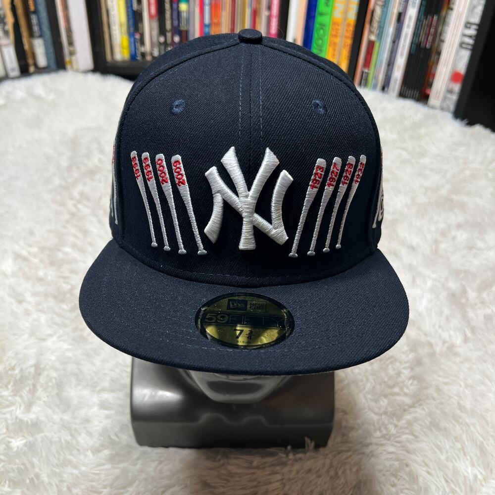 NEW ERA SPIKE LEE JOINT X NEW YORK YANKEES HAT BATS SIZE 7 3/4 BASEBALL CAP